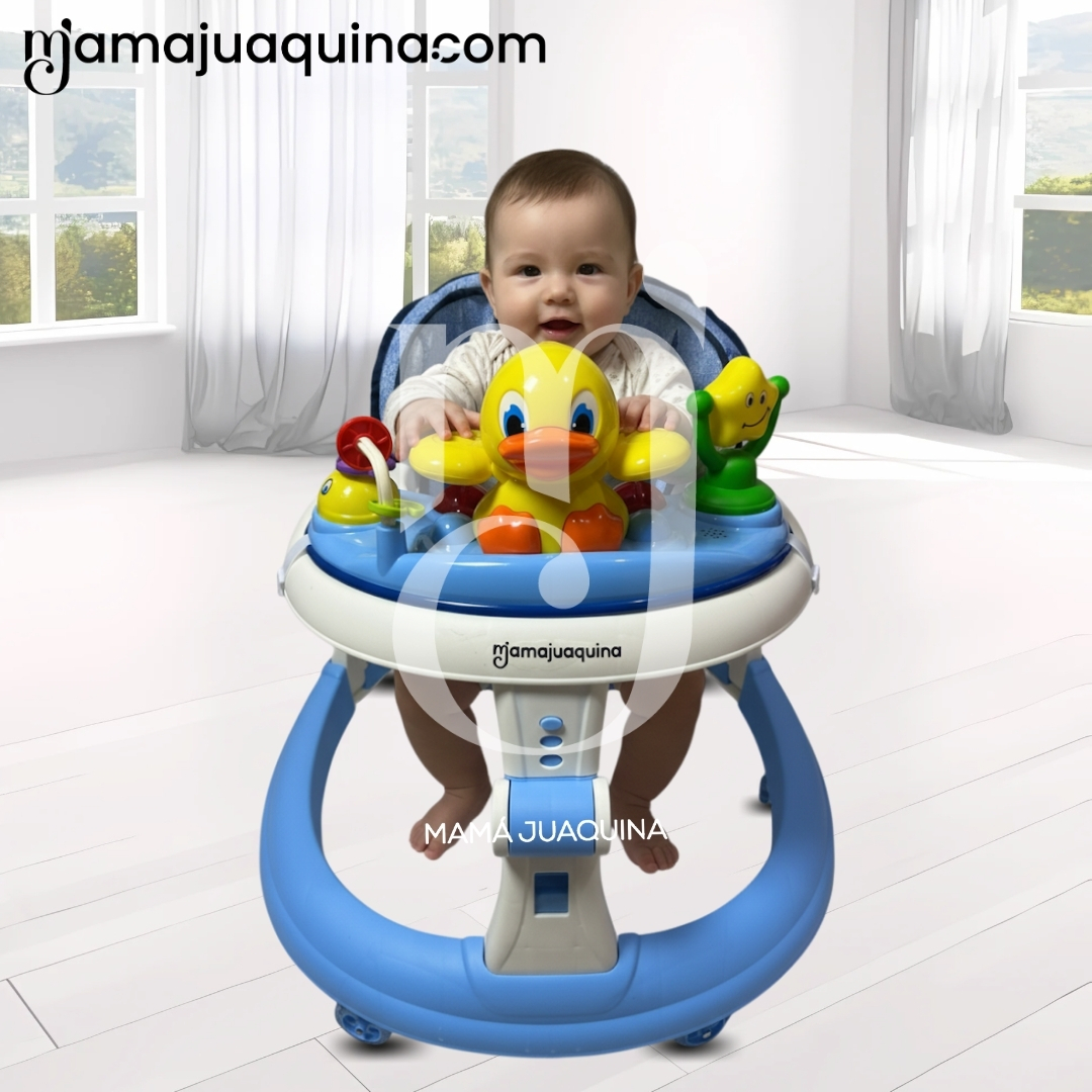 ANDADOR PLEGABLE CON BANDEJA «TUTIDUCK» EDICIÓN DE LUJO BLUE - 2