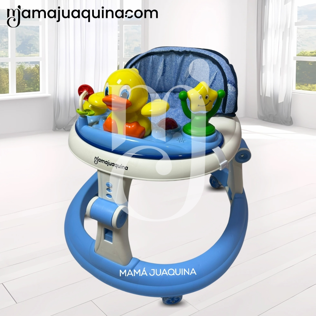 ANDADOR PLEGABLE CON BANDEJA «TUTIDUCK» EDICIÓN DE LUJO BLUE - 4