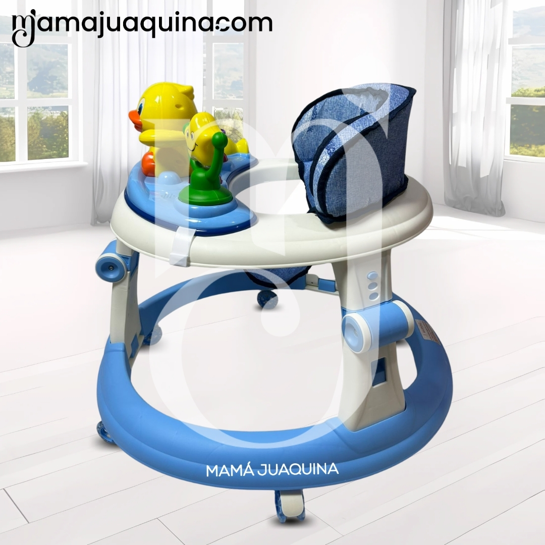 ANDADOR PLEGABLE CON BANDEJA «TUTIDUCK» EDICIÓN DE LUJO BLUE - 5