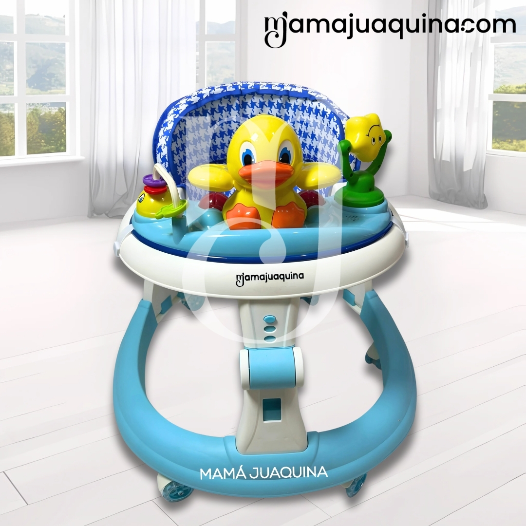ANDADOR PLEGABLE CON BANDEJA «TUTIDUCK» EDICIÓN DE LUJO SKY BLUE - 2