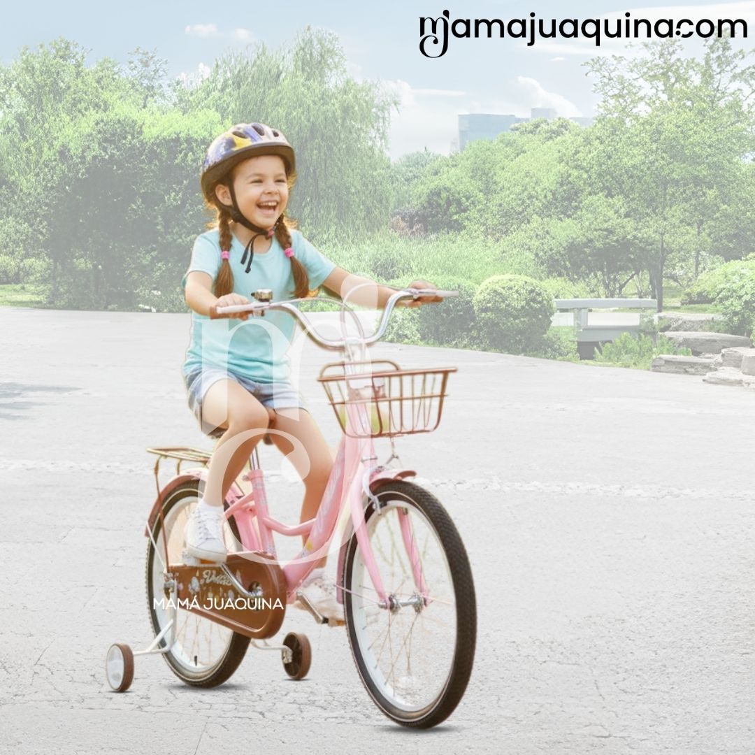 BICICLETA PARA NIÑA ARO 20 «NEW LADY» CON CANASTA PINK - 5