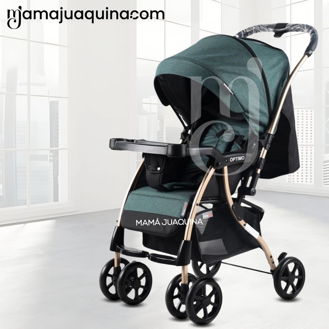 COCHE CUNA DE LUJO «OPPTIMO» EDICIÓN LIMITADA GREEN - 6