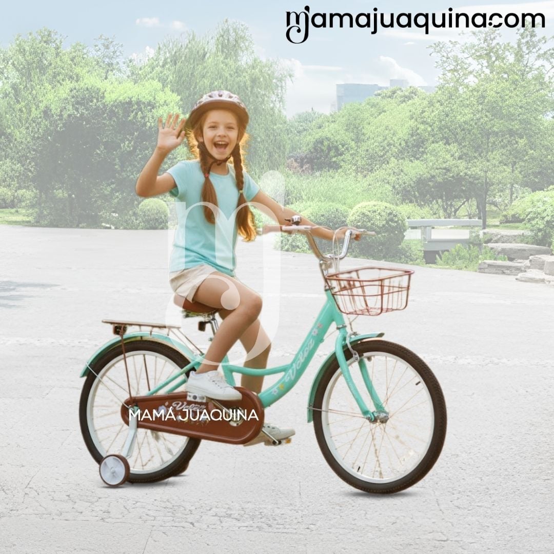 BICICLETA PARA NIÑA ARO 20 «NEW LADY» CON CANASTA TURQUESA - 5