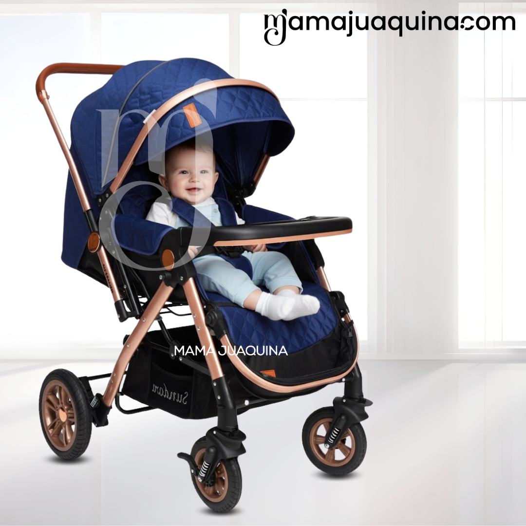 COCHE CUNA DE LUJO «SUNDARA VIP» EDICIÓN LIMITADA BLUE - 5