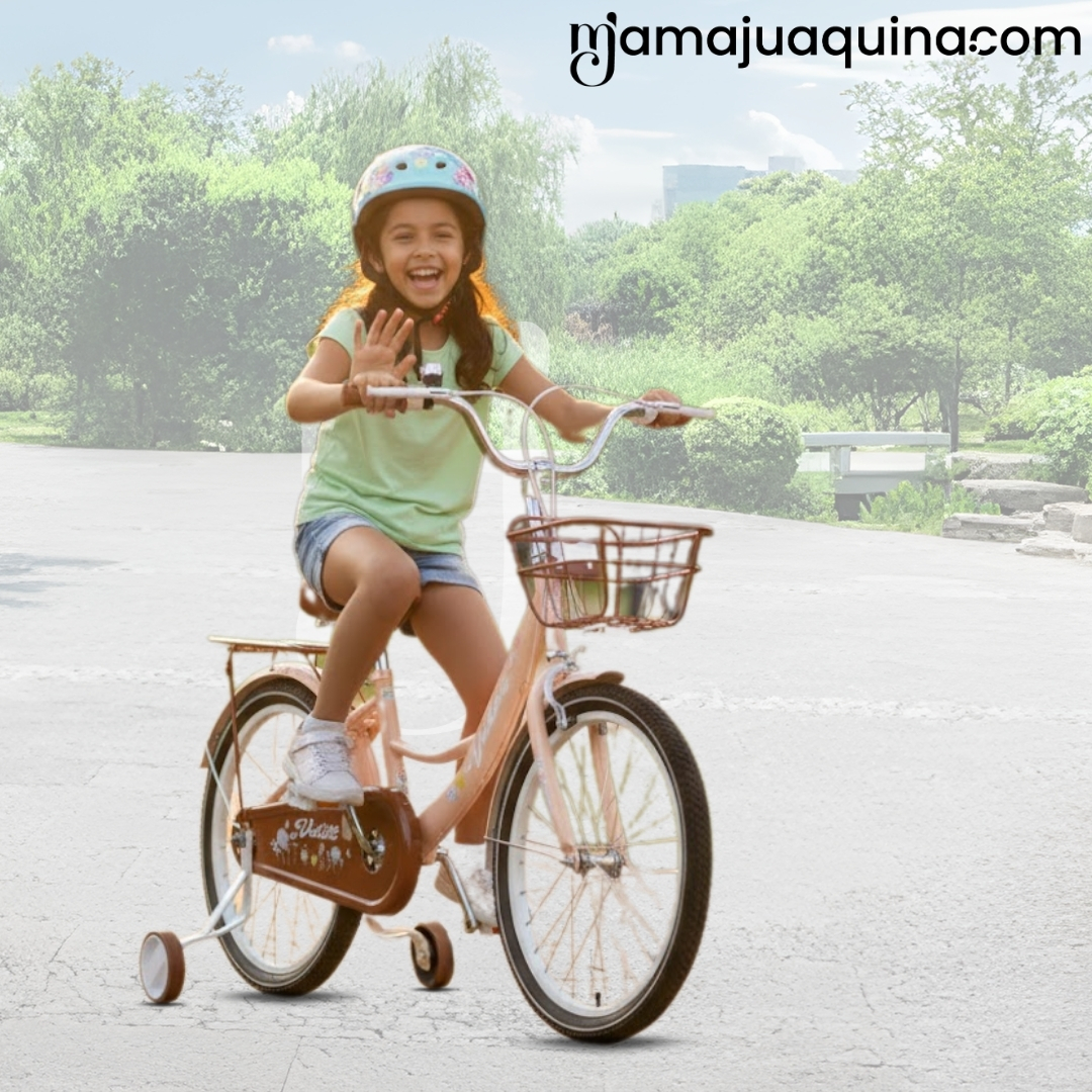 BICICLETA PARA NIÑA ARO 20 «NEW LADY» CON CANASTA BEIGE - 5