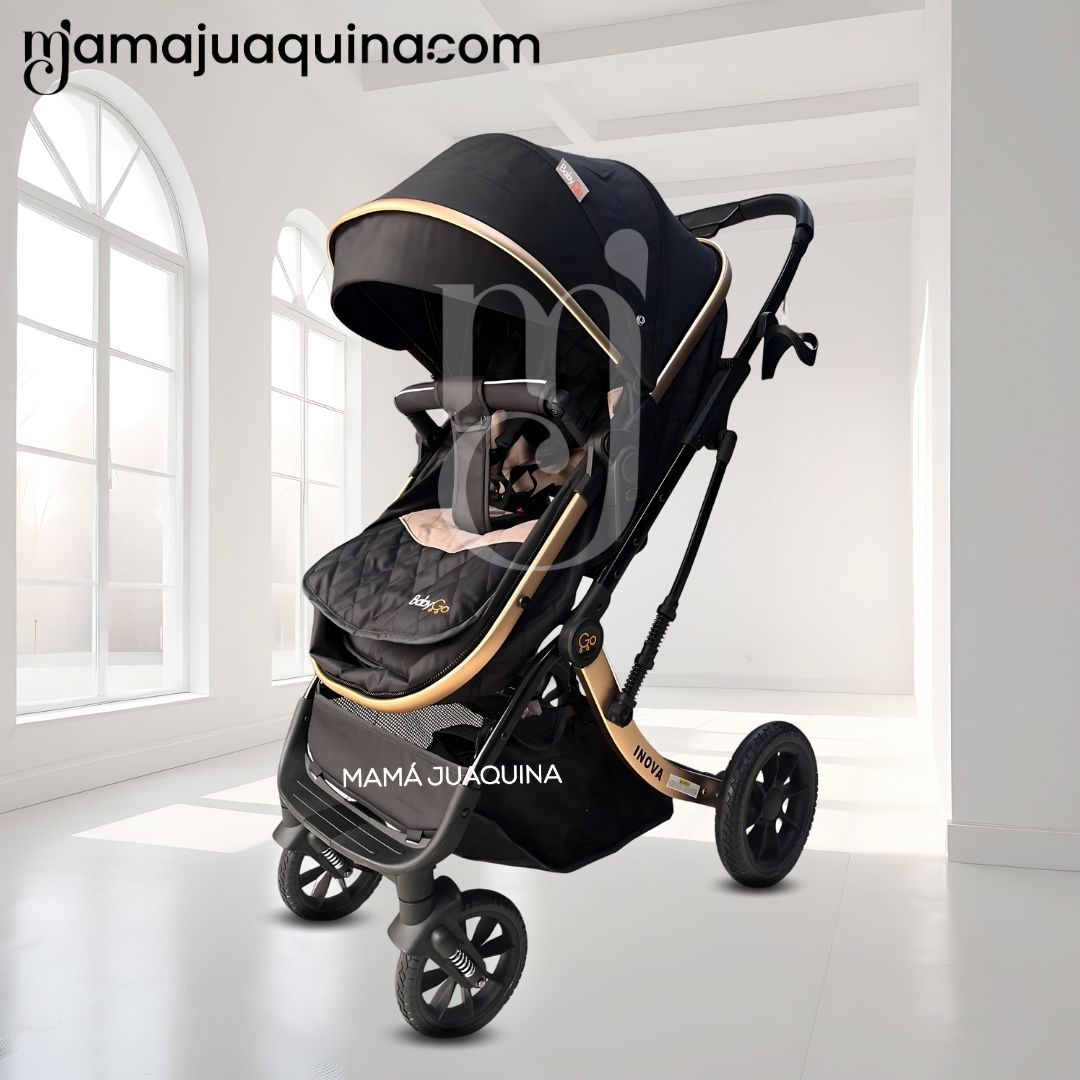 COCHE MOISÉS TRAVEL SYSTEM «INOVA PRO» DE LUJO PINK - 5
