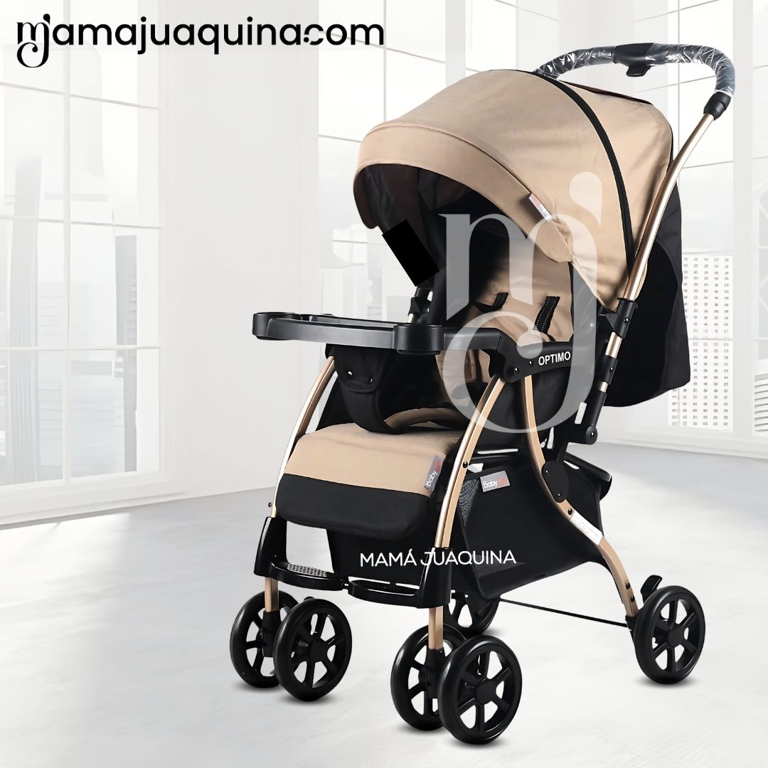 COCHE CUNA DE LUJO «OPPTIMO» EDICIÓN LIMITADA BEIGE - 6