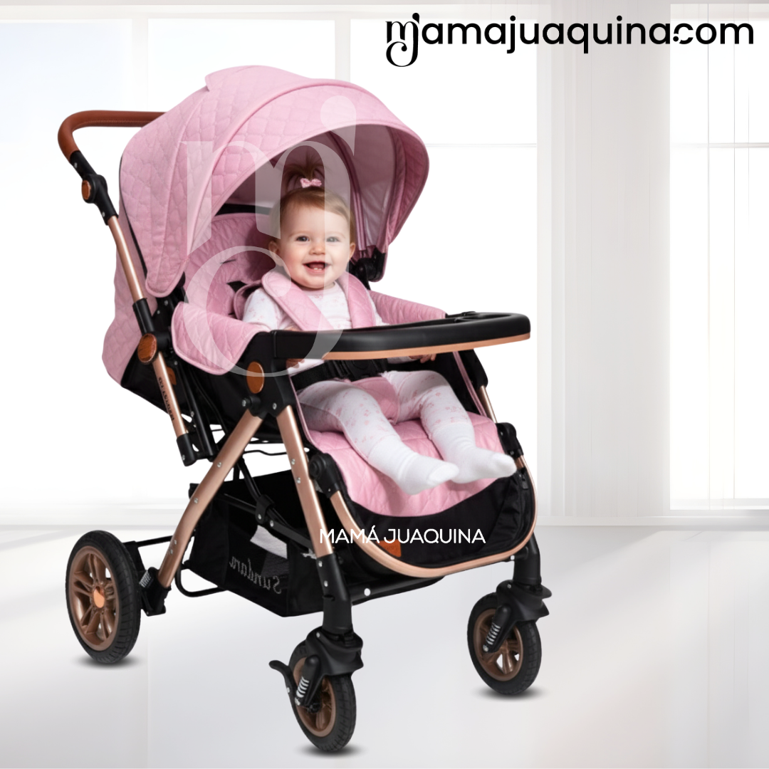 COCHE CUNA DE LUJO «SUNDARA VIP» EDICIÓN LIMITADA PINK - 5