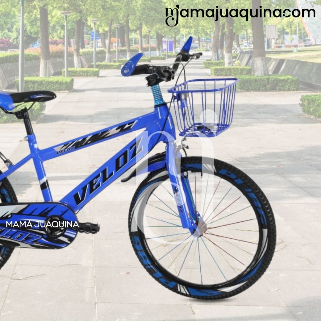 BICICLETA PARA NIÑO ARO 20 «SPORT VZ II» CON CANASTA BLUE - 3
