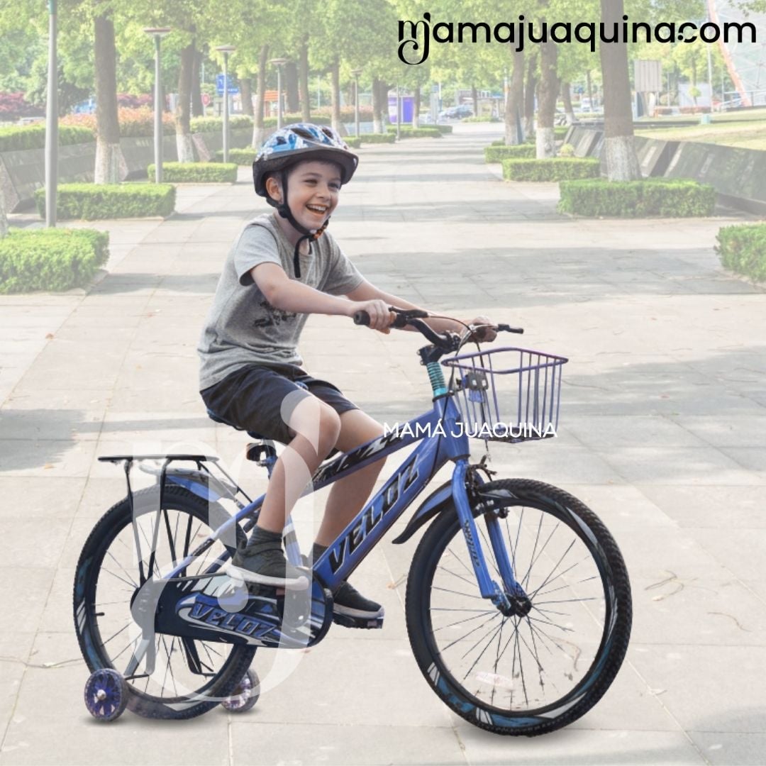 BICICLETA PARA NIÑO ARO 20 «SPORT VZ II» CON CANASTA BLUE - 4