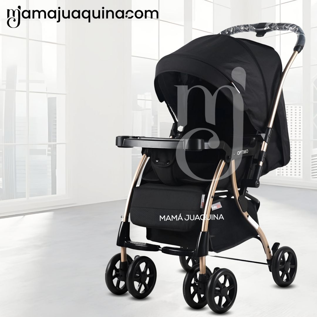 COCHE CUNA DE LUJO «OPPTIMO» EDICIÓN LIMITADA BLACK - 4