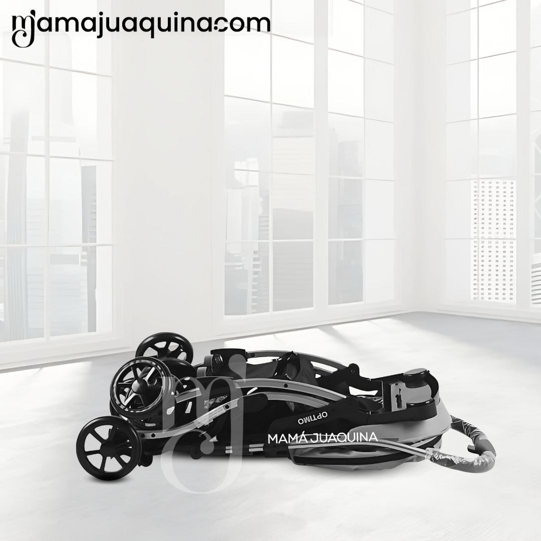 COCHE CUNA DE LUJO «OPPTIMO» EDICIÓN LIMITADA BLACK - 5