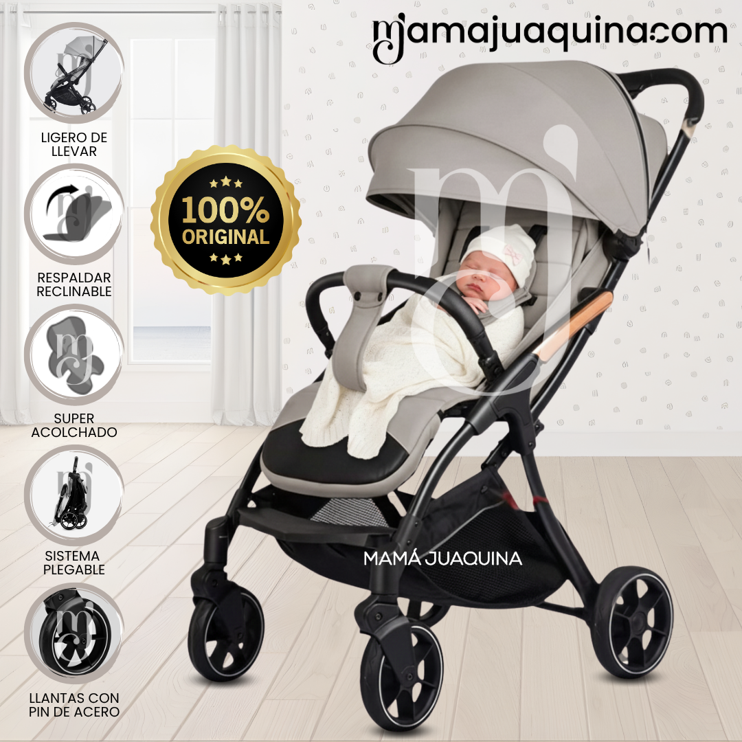 COCHE MALETA DE LUJO «KEYLA» EDICIÓN LIMITADA BEIGE - 1