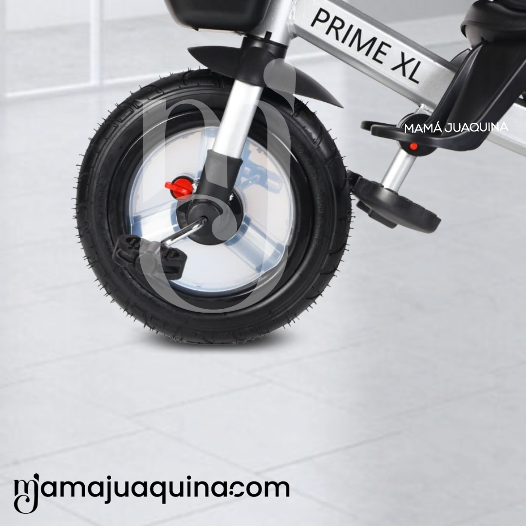 TRICICLO GUIADOR GIRATORIO «PRIME XL» PARA NIÑOS MELÓN - 4