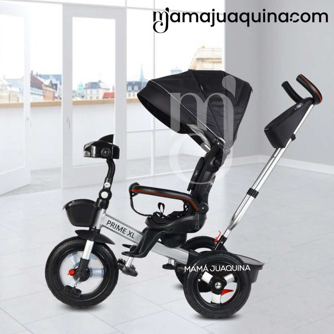 TRICICLO GUIADOR GIRATORIO «PRIME XL» PARA NIÑOS MELÓN - 5
