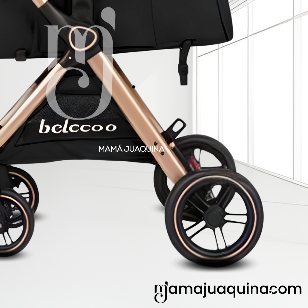 COCHE MOISÉS TRAVEL SYSTEM «BUMI» DE LUJO BLACK - 4