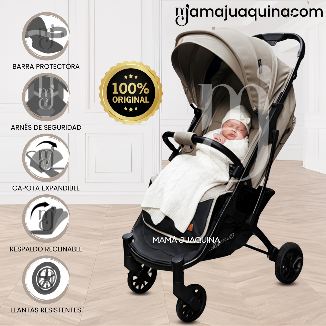 COCHE MALETA DE LUJO «TULLI» EDICIÓN LIMITADA BEIGE - 1