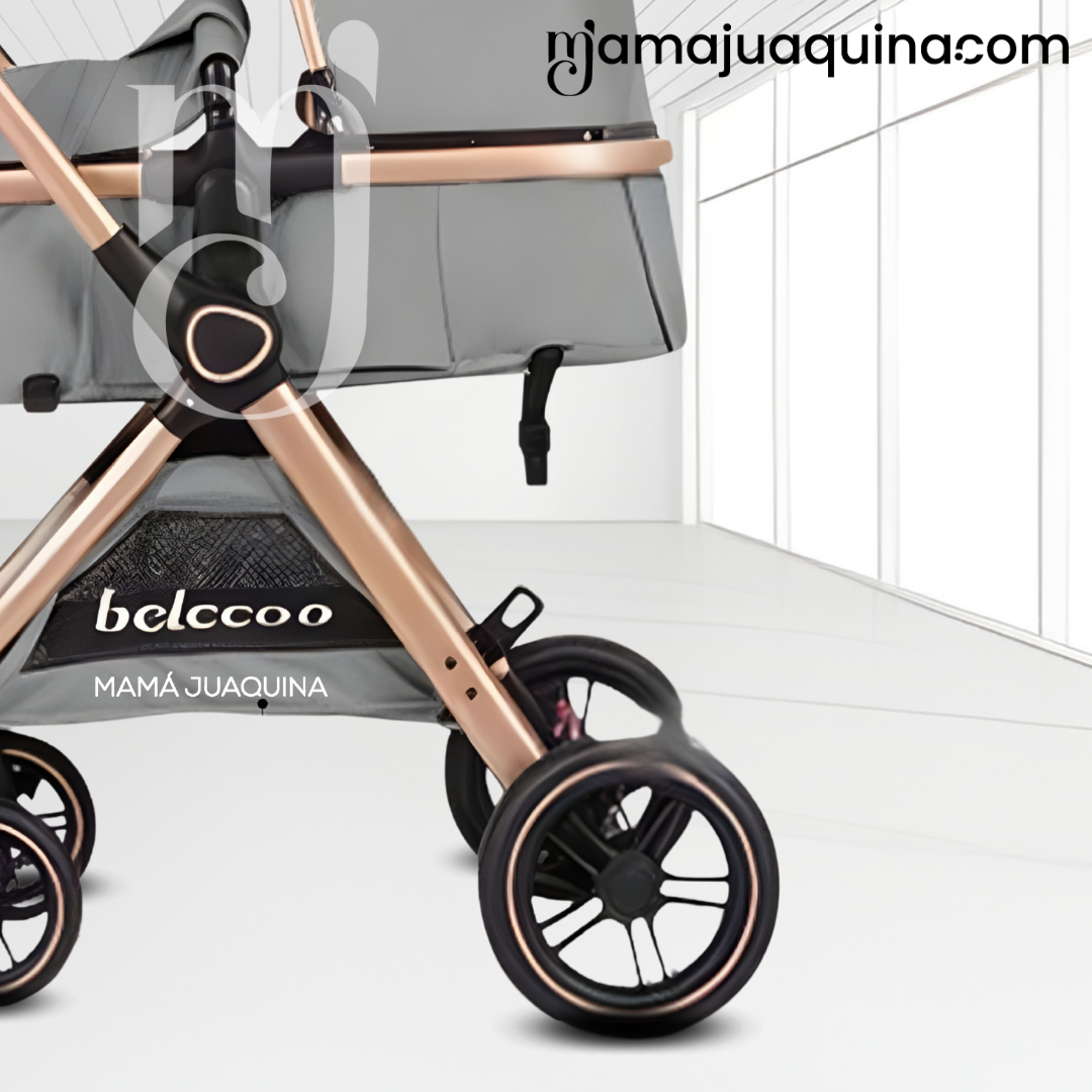COCHE MOISÉS TRAVEL SYSTEM «BUMI» DE LUJO GRAY - 5
