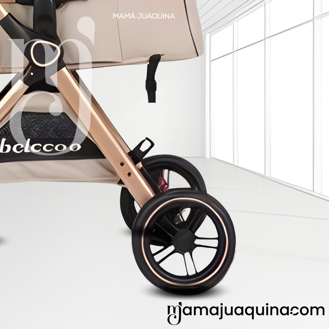 COCHE MOISÉS TRAVEL SYSTEM «BUMI» DE LUJO BEIGE - 5