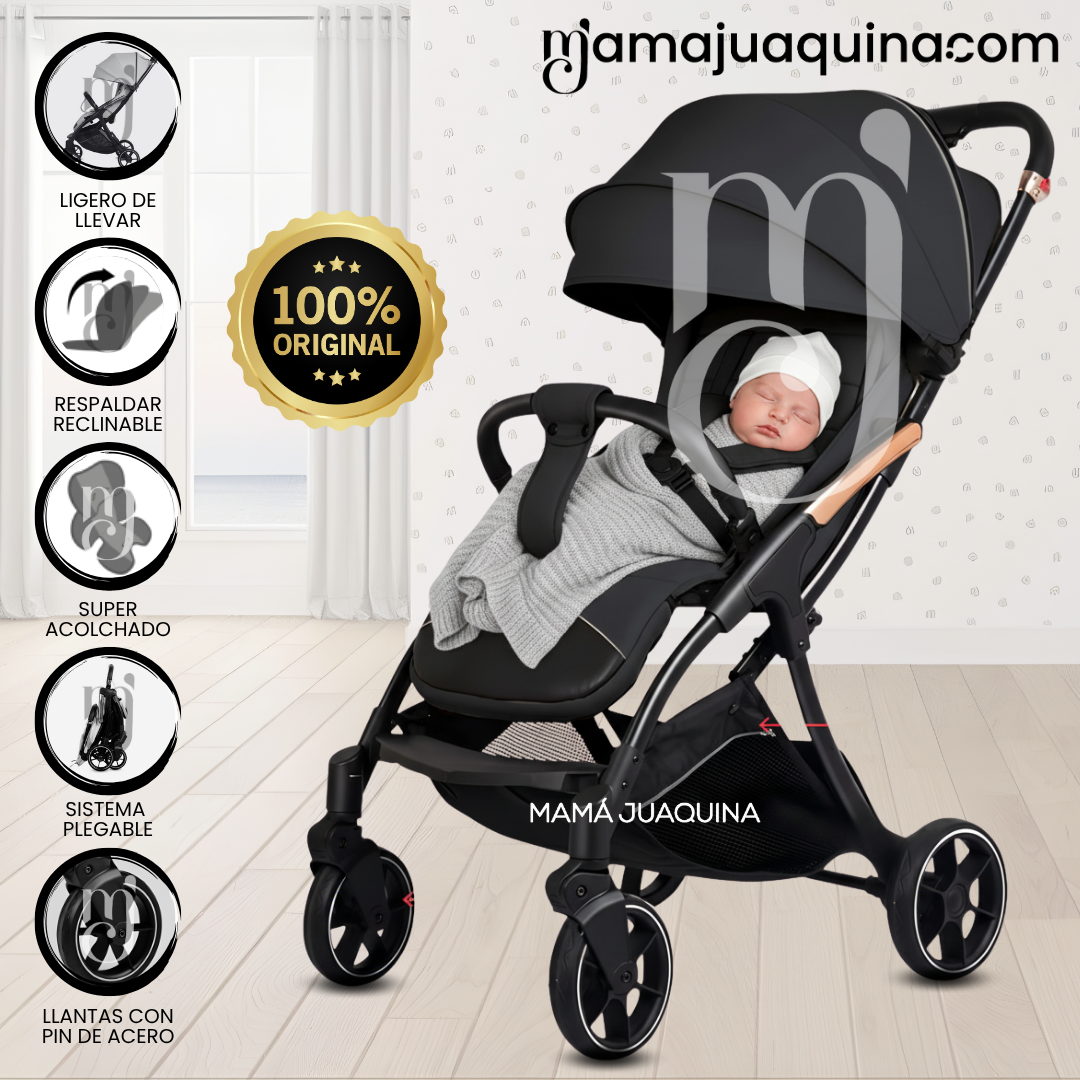 COCHE MALETA DE LUJO «KEYLA» EDICIÓN LIMITADA BLACK - 1