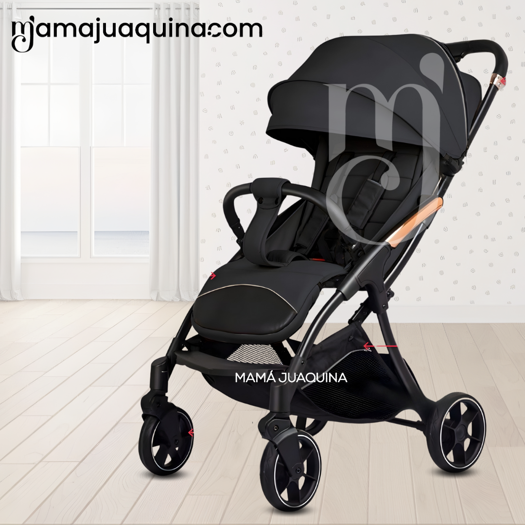 COCHE MALETA DE LUJO «KEYLA» EDICIÓN LIMITADA BLACK - 5