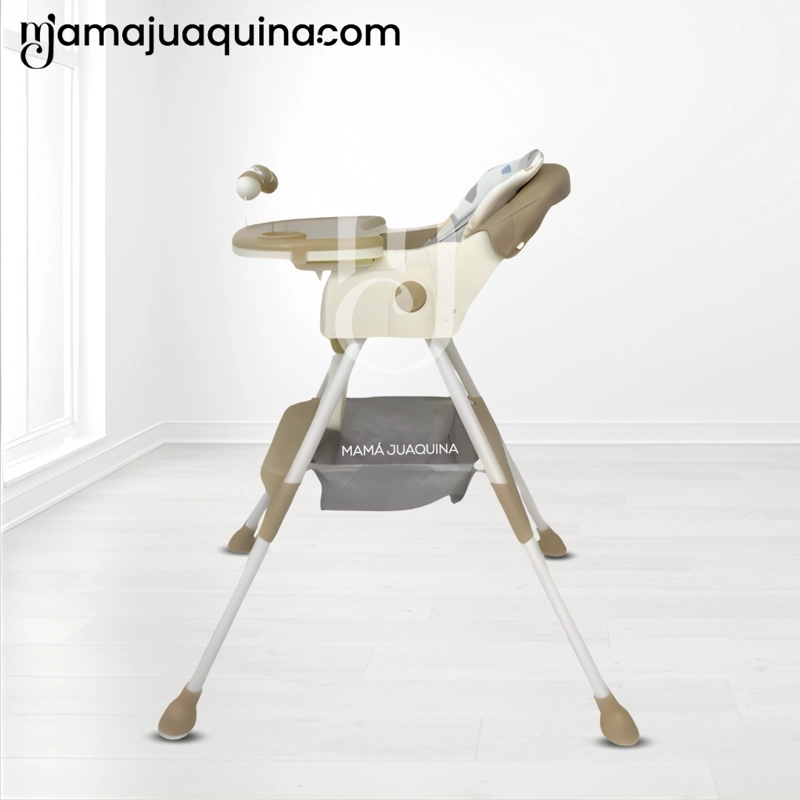 SILLA DE COMER DIDACTICO «ARIS» CON JUGUETE BEIGE - 4