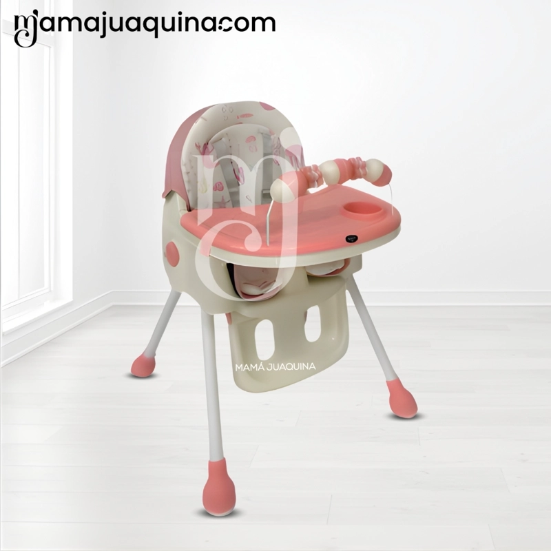 SILLA DE COMER DIDACTICO «ARIS» CON JUGUETE PINK - 4