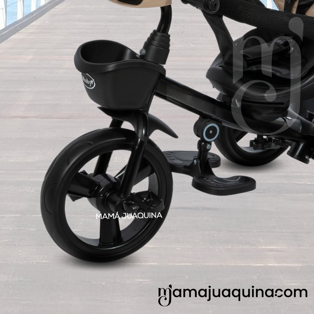 TRICICLO GUIADOR GIRATORIO «WUNDER» EDICIÓN LIMITADA BEIGE - 3