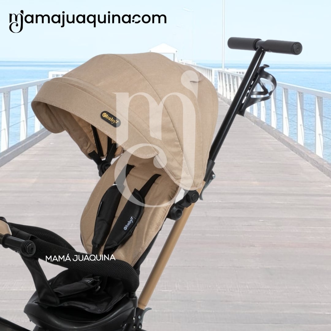TRICICLO GUIADOR GIRATORIO «WUNDER» EDICIÓN LIMITADA BEIGE - 4