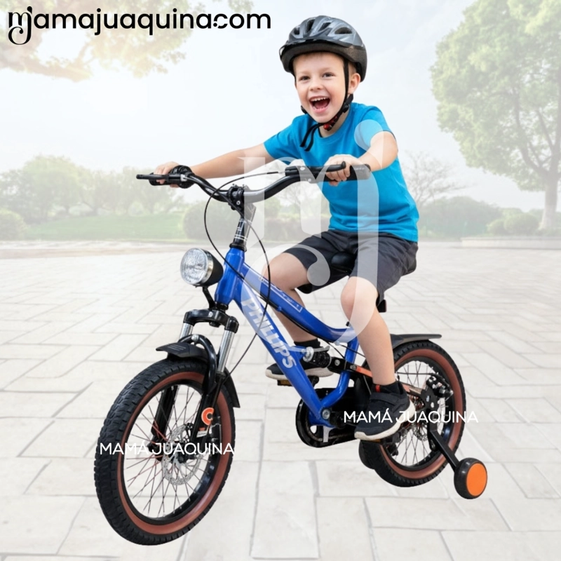 BICICLETA DEPORTIVA ARO 16 «ROCKET» PARA NIÑOS BLUE - 4
