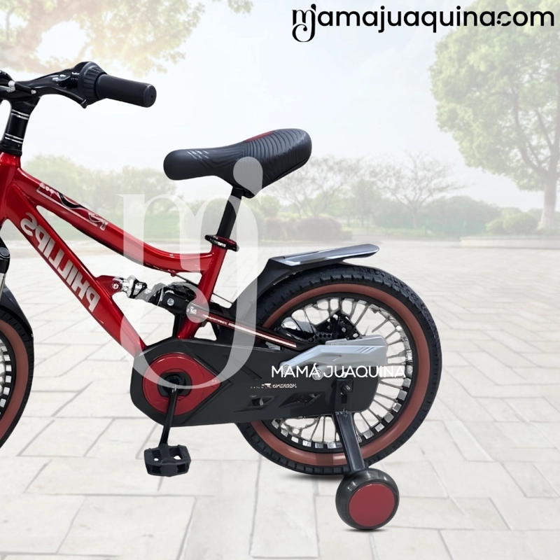 BICICLETA DEPORTIVA ARO 16 «ROCKET» PARA NIÑOS RED - 3