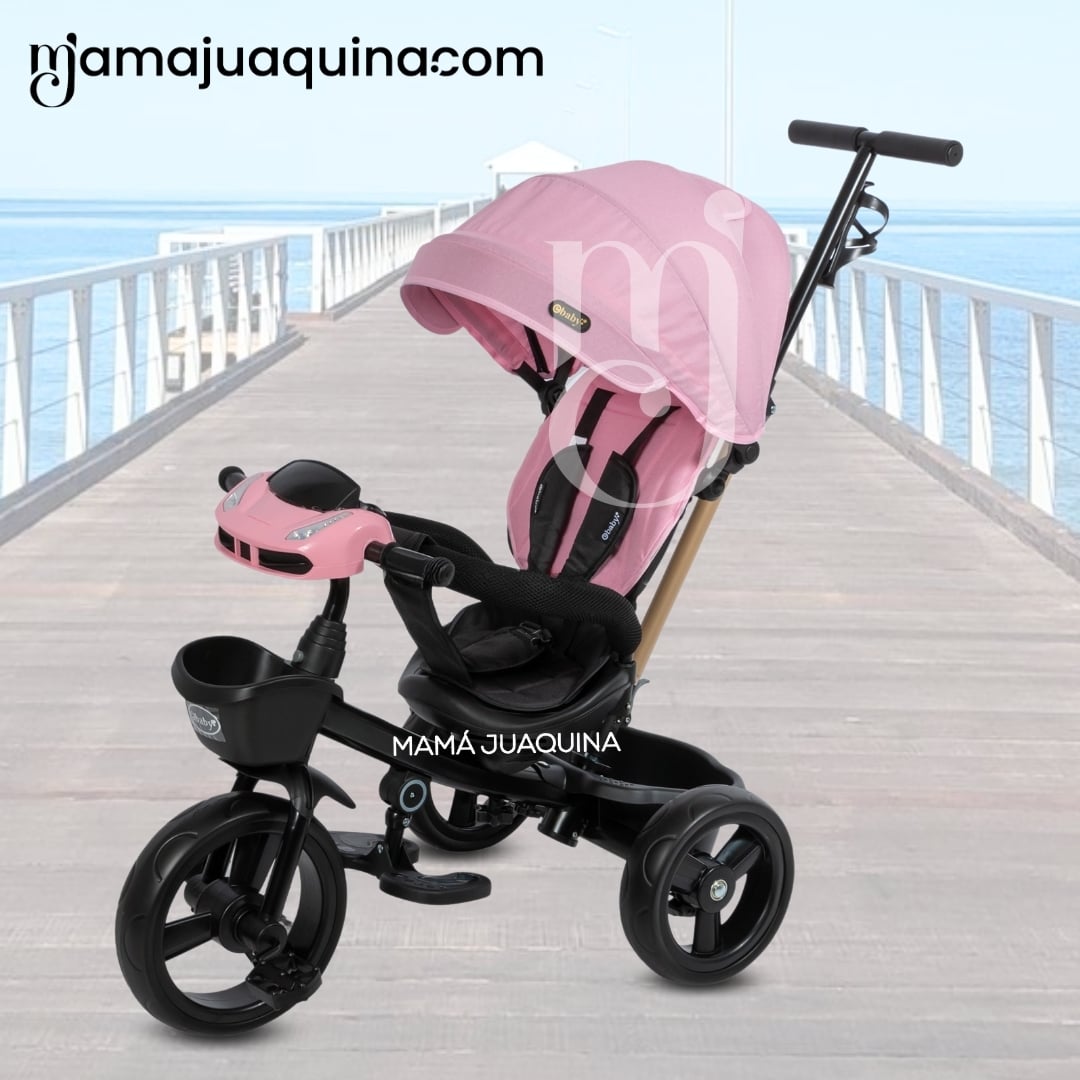 TRICICLO GUIADOR GIRATORIO «WUNDER» EDICIÓN LIMITADA PINK - 5
