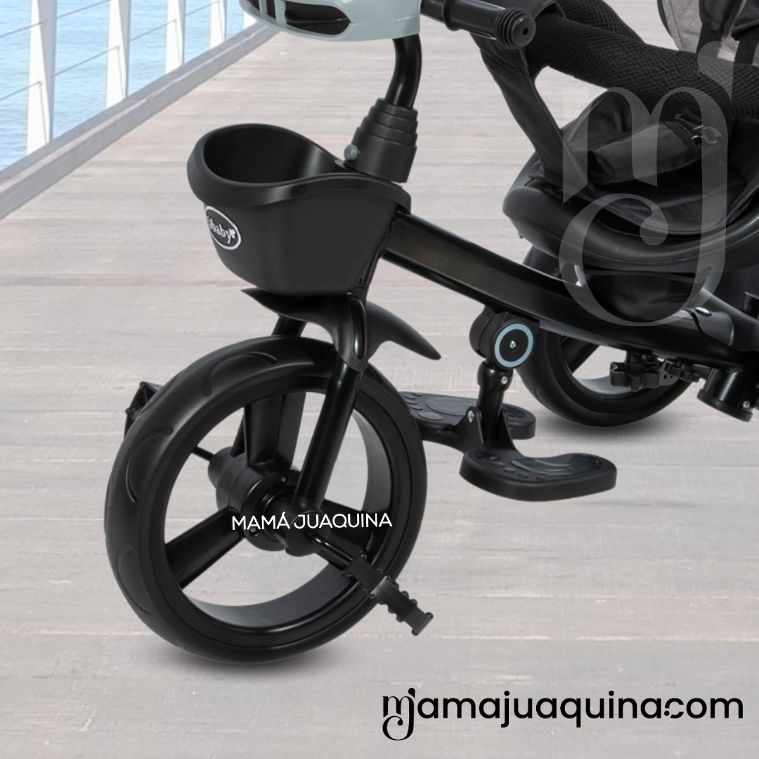 TRICICLO GUIADOR GIRATORIO «WUNDER» EDICIÓN LIMITADA GRAY - 2