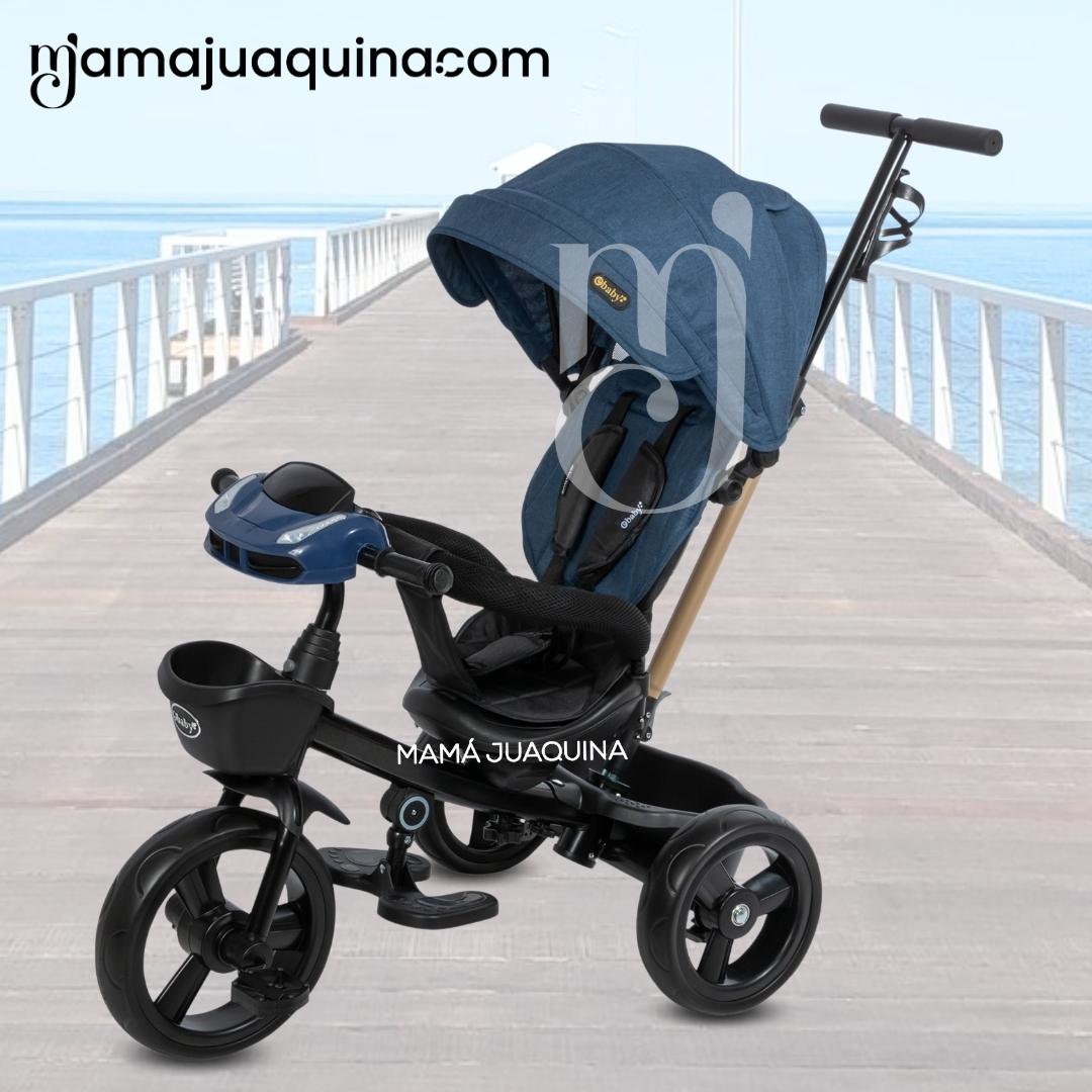 TRICICLO GUIADOR GIRATORIO «WUNDER» EDICIÓN LIMITADA BLUE - 5