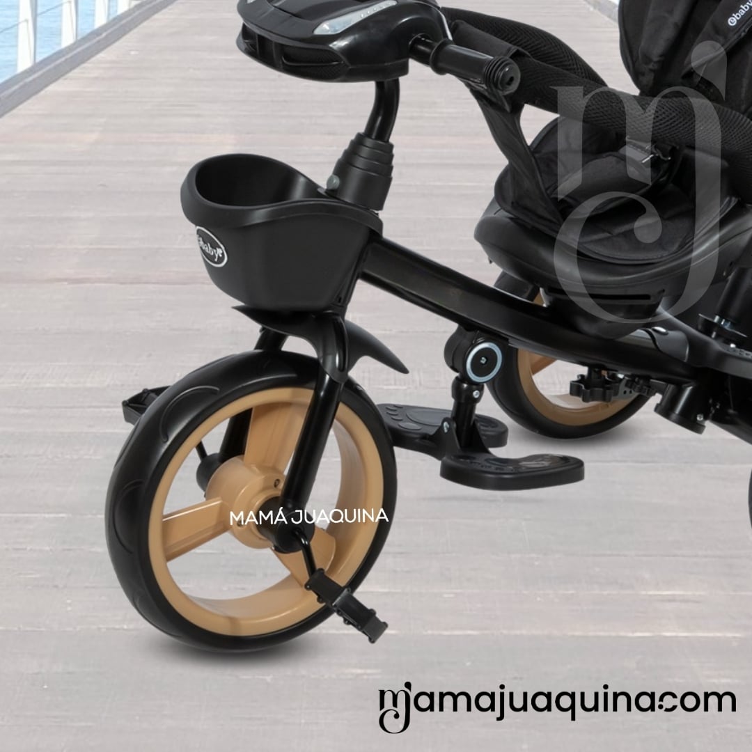 TRICICLO GUIADOR GIRATORIO «WUNDER» EDICIÓN LIMITADA BLACK - 3