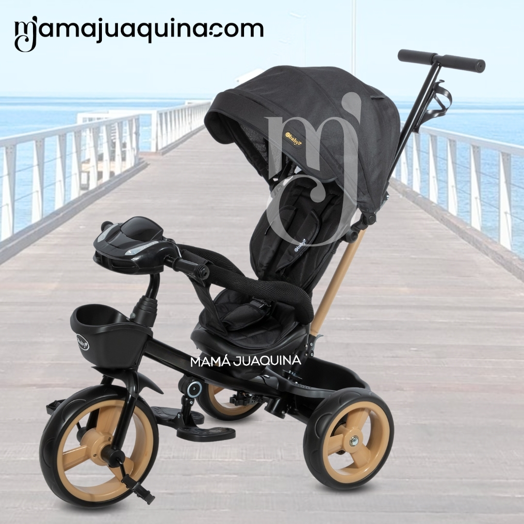 TRICICLO GUIADOR GIRATORIO «WUNDER» EDICIÓN LIMITADA BLACK - 5