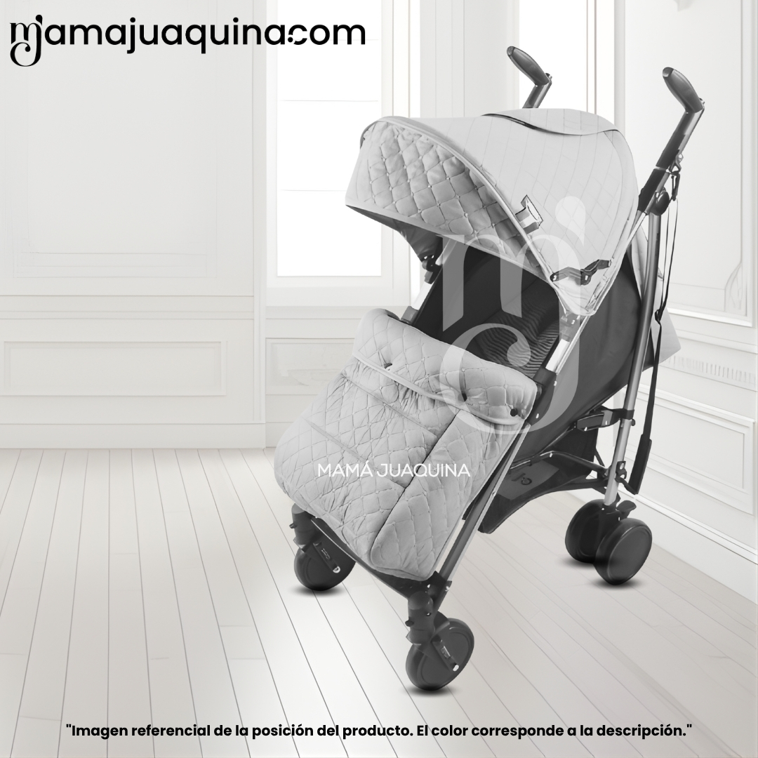 COCHE BASTÓN DE LUJO «SINNIA II» CON MANILLAR GIRATORIO BEIGE - 3