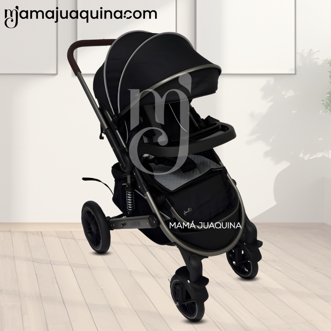 COCHE CUNA PARA BEBÉS «BEVERLY» EDICIÓN LIMITADA BLACK - 3
