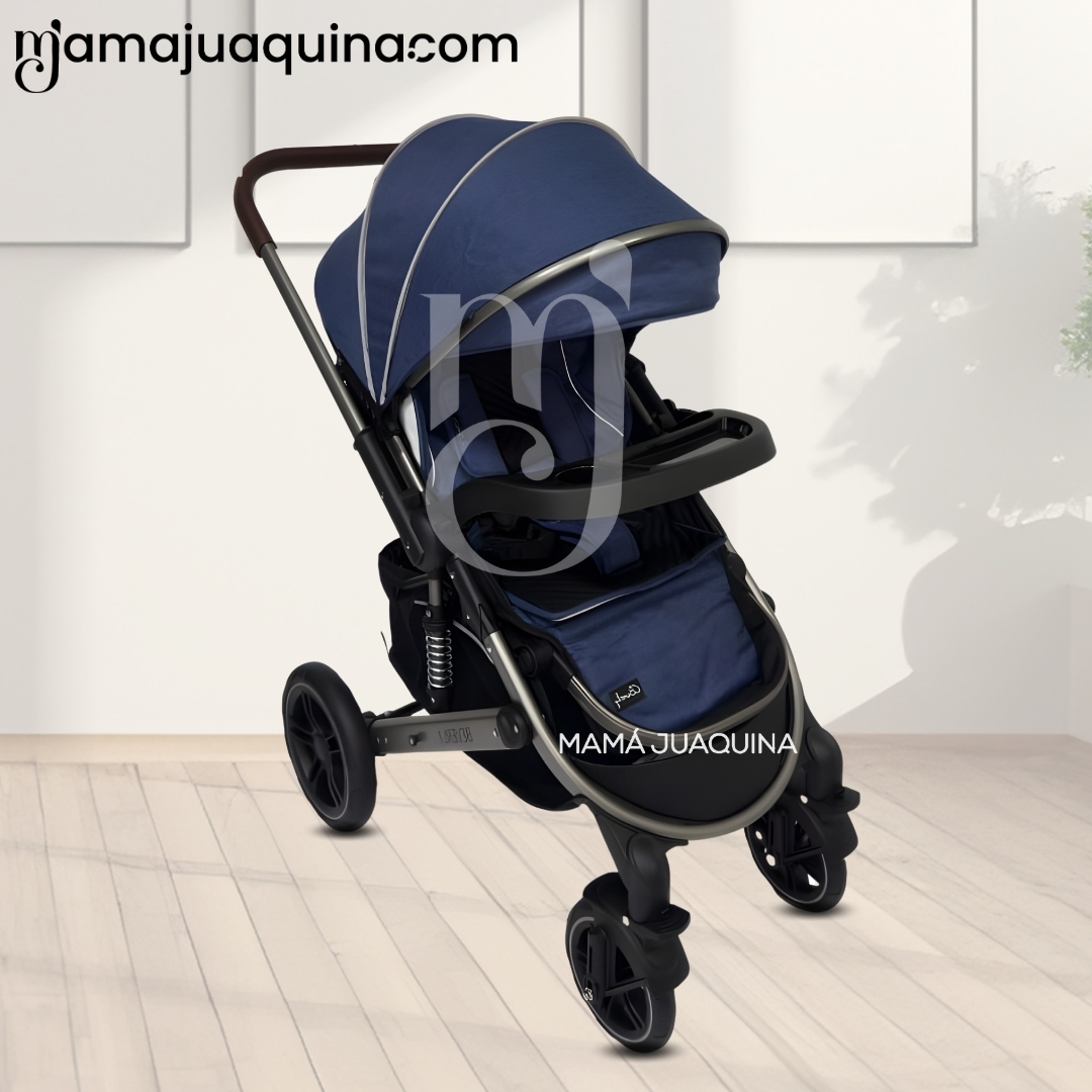 COCHE CUNA PARA BEBÉS «BEVERLY» EDICIÓN LIMITADA BLUE - 3