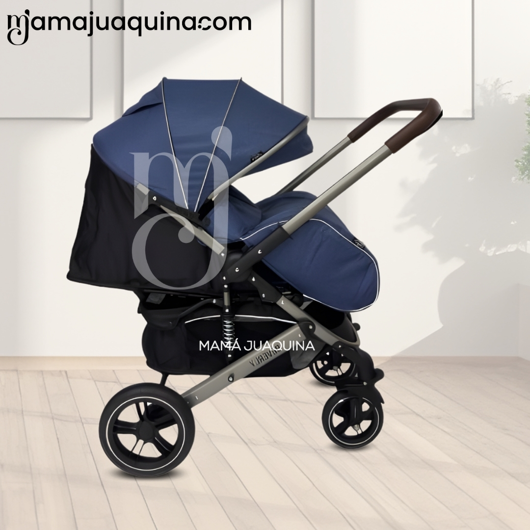 COCHE CUNA PARA BEBÉS «BEVERLY» EDICIÓN LIMITADA BLUE - 4