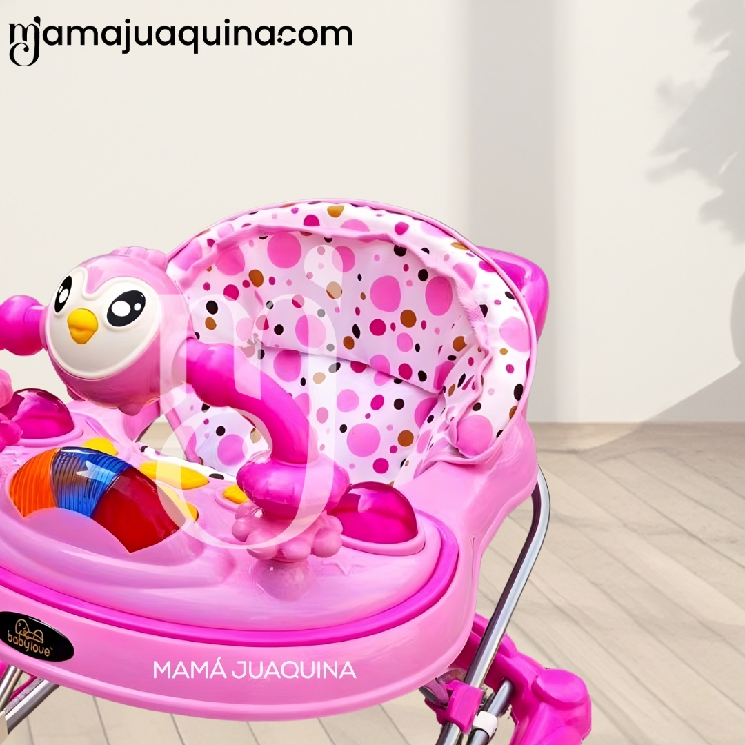 ANDADOR DIDÁCTICO PLEGABLE «BIRDS» EDICIÓN LIMITADA PINK - 5