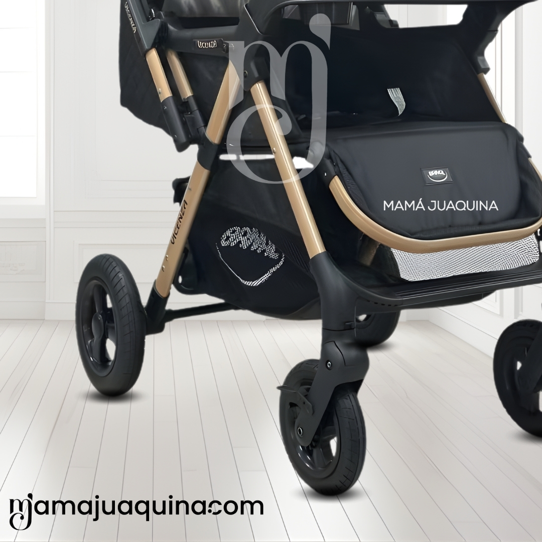 COCHE CUNA DE LUJO «DANNEL» CON MOCHILA BLACK - 2
