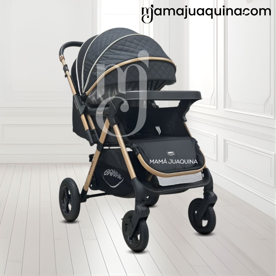 COCHE CUNA DE LUJO «DANNEL» CON MOCHILA BLACK - 5