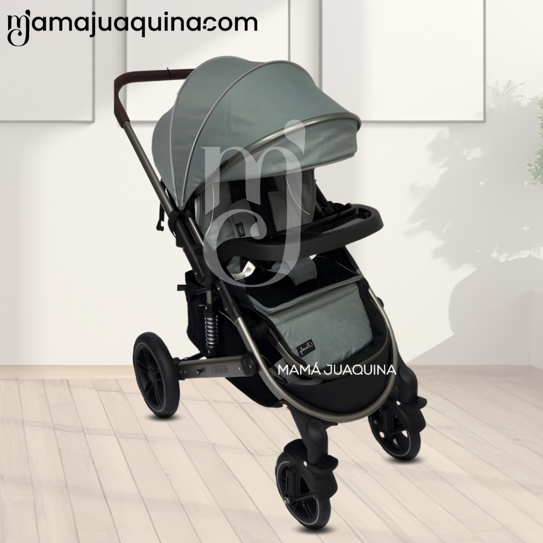 COCHE CUNA PARA BEBÉS «BEVERLY» EDICIÓN LIMITADA GREEN - 2