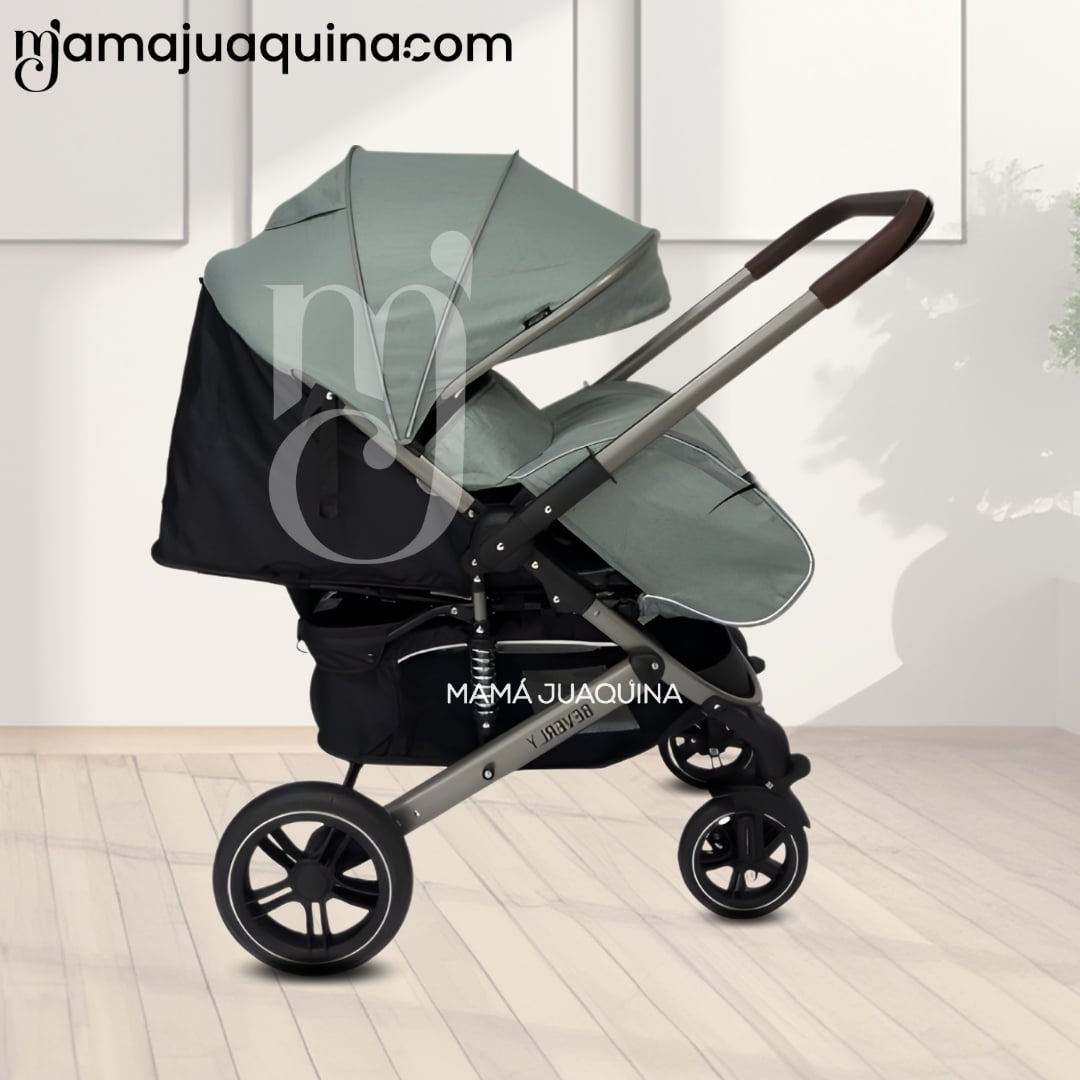 COCHE CUNA PARA BEBÉS «BEVERLY» EDICIÓN LIMITADA GREEN - 5