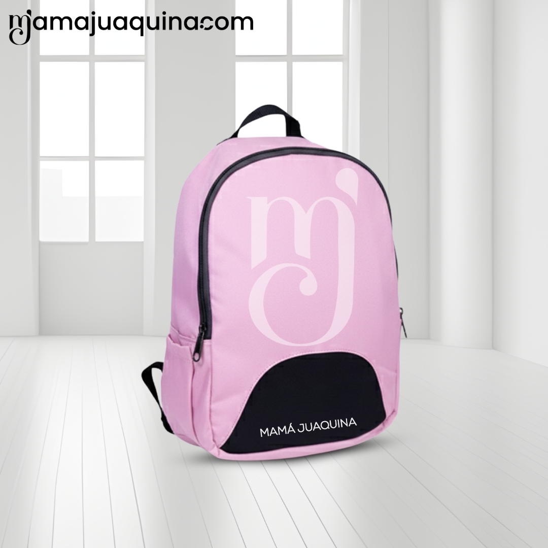 COCHE CUNA DE LUJO «DELTA II» CON MOCHILA PAÑALERA PINK - 2