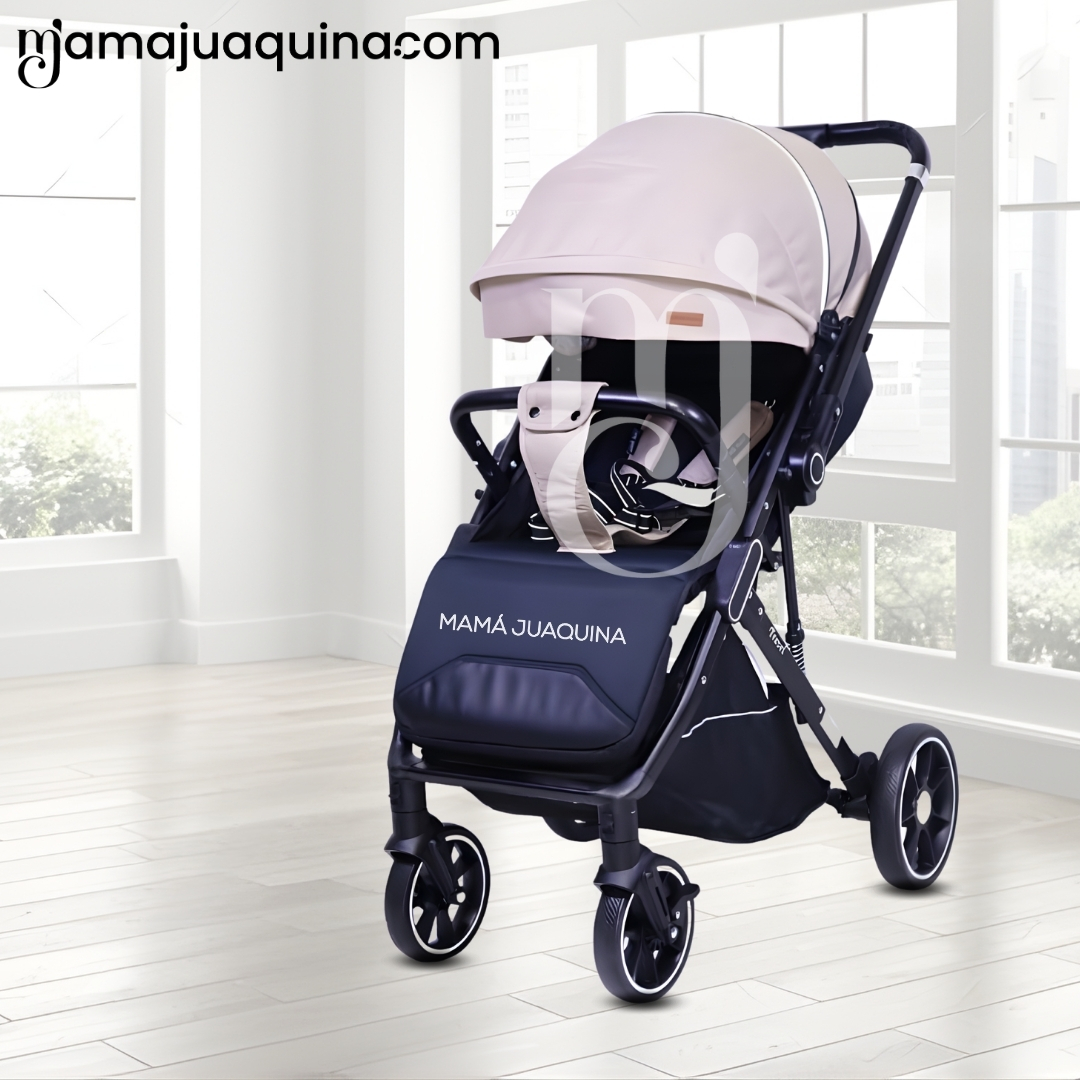 COCHE DE PASEO MALETA «LIVANO PRIME» DE LUJO BEIGE - 4