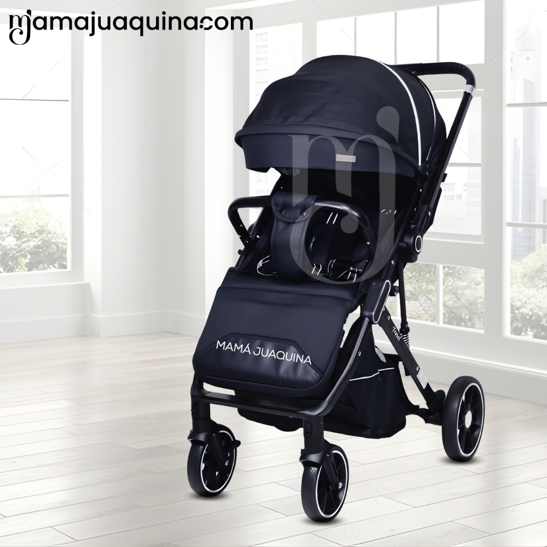COCHE DE PASEO MALETA «LIVANO PRIME» DE LUJO BLACK - 4