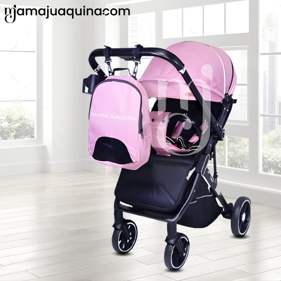 COCHE DE PASEO MALETA «LIVANO PRIME» DE LUJO PINK - 6