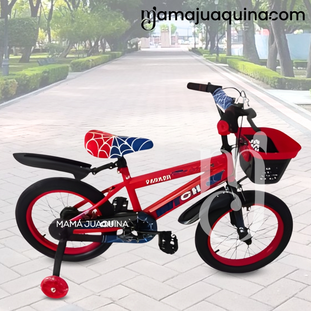 BICICLETA PARA NIÑO ARO 16 «SPYDER PARK» EDICIÓN LIMITADA RED - 6